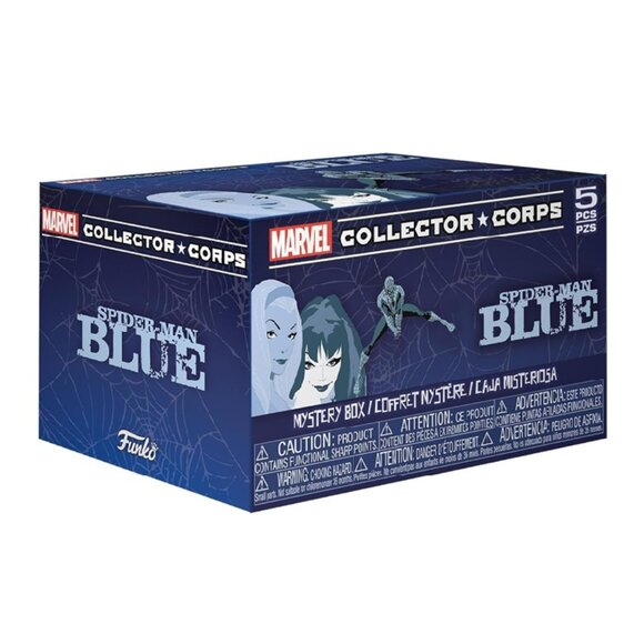 NIB - Funko POP! Marvel Collector Corps Spider-Man Blue Mystery Box – Size M - Picture 2 of 7